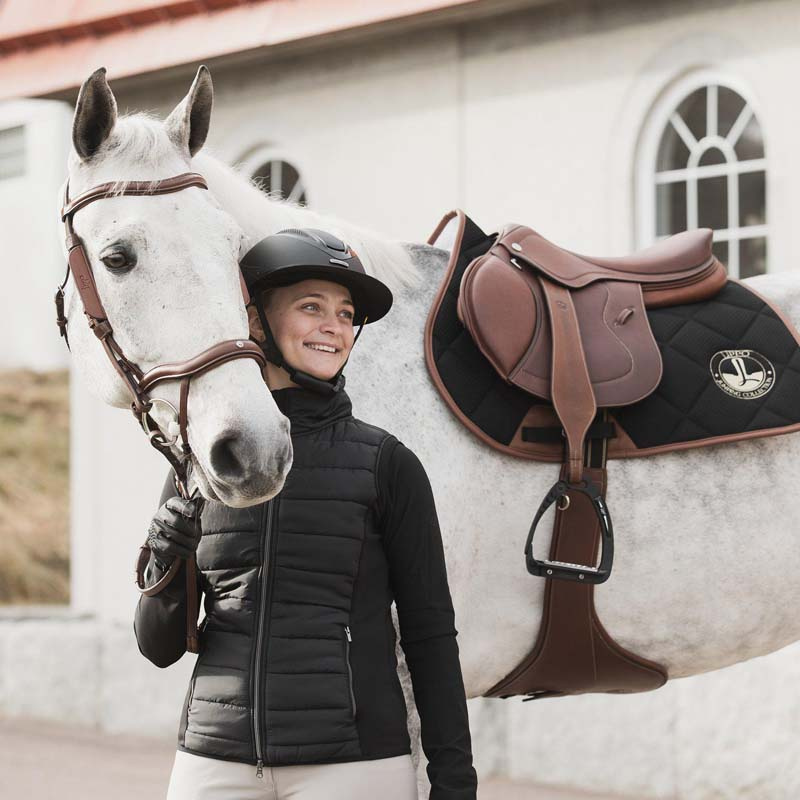 Schabracke Waffle Texture Schwarz