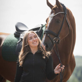 Dressurschabracke Comfort Grün Dressurschabracke Comfort Grün