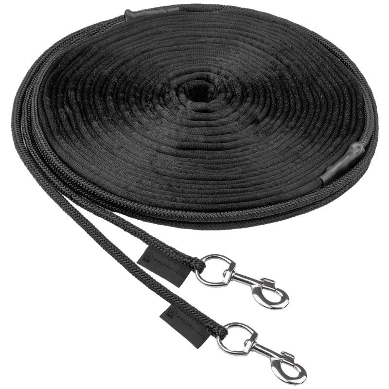 Doppelte Longe Classic Schwarz
