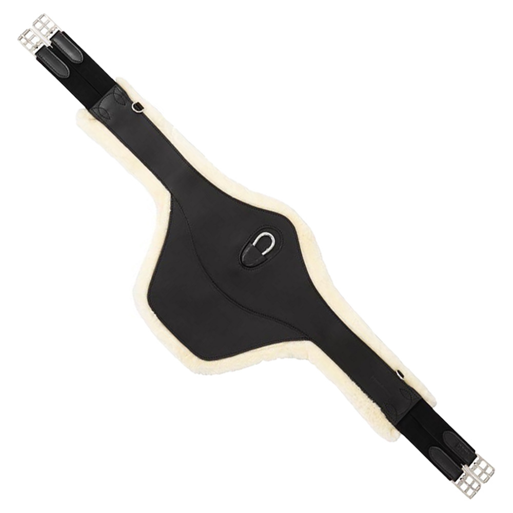 Stollengurt Colombes Synthetisches Schaffell Schwarz/Natur