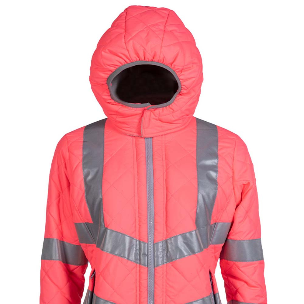 Warnjacke Reflektierend Rosa