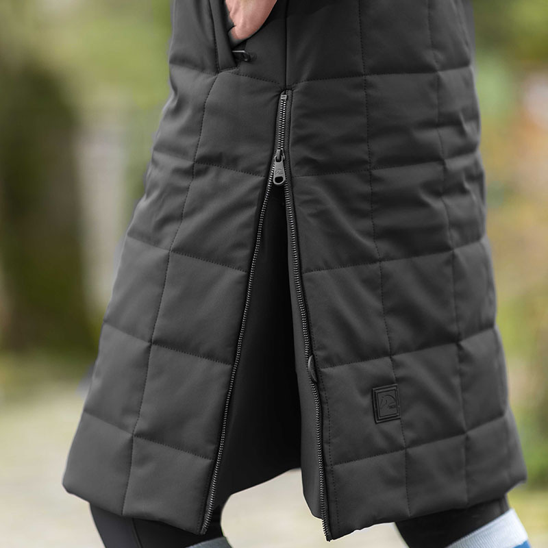 Reitmantel Honey mit Lichtpanelen und Powerbank Schwarz