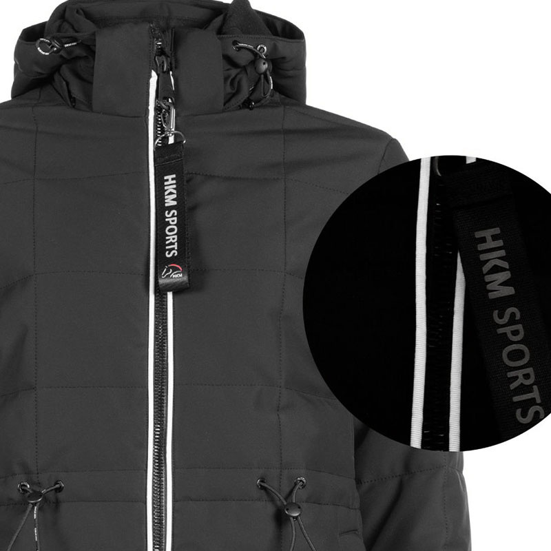 Reitmantel Honey mit Lichtpanelen und Powerbank Schwarz