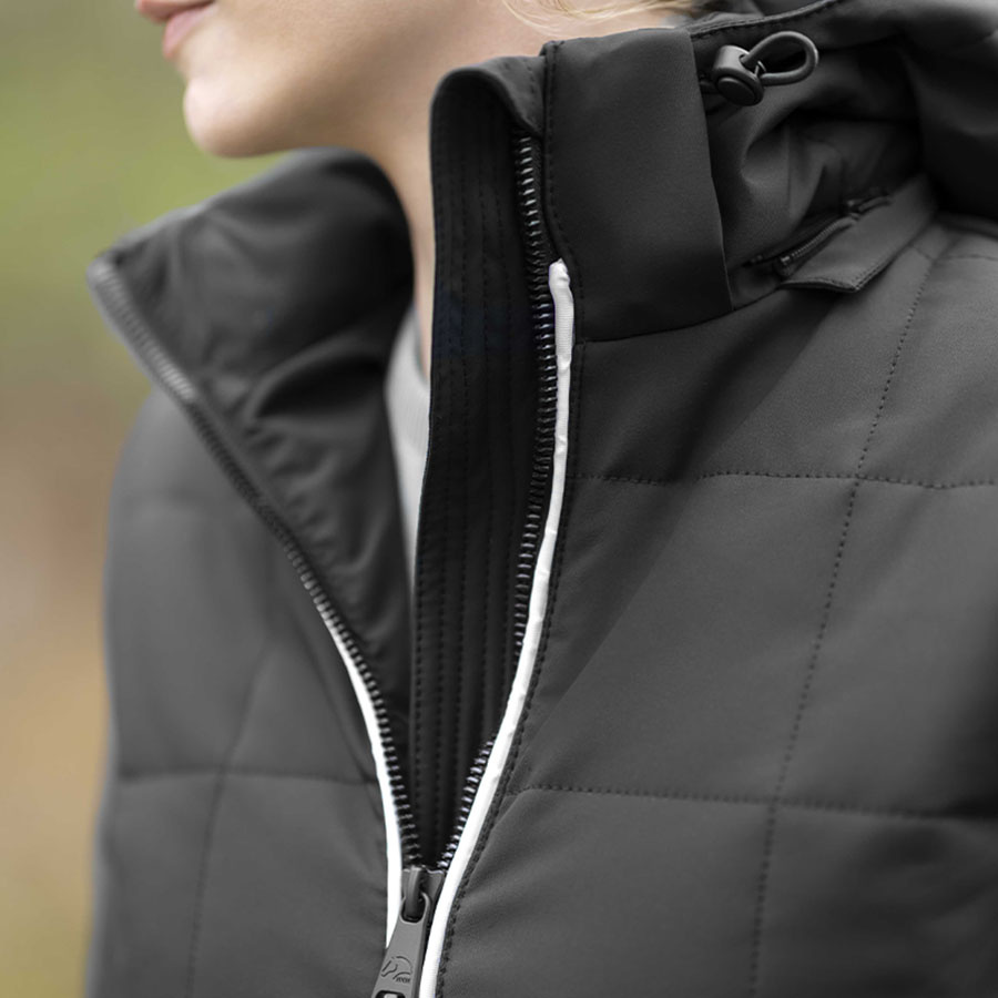 Reitmantel Honey mit Lichtpanelen und Powerbank Schwarz