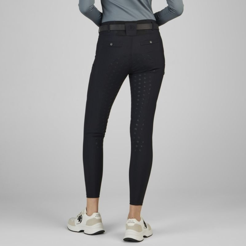 Reitleggings Linnett SD Full Grip Schwarz