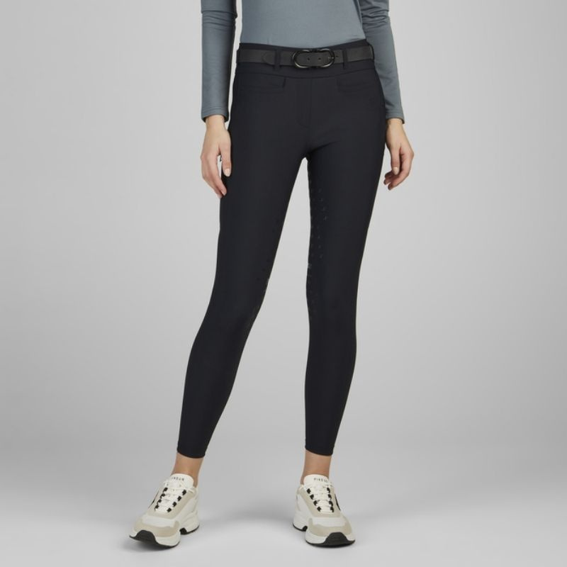 Reitleggings Linnett SD Full Grip Schwarz