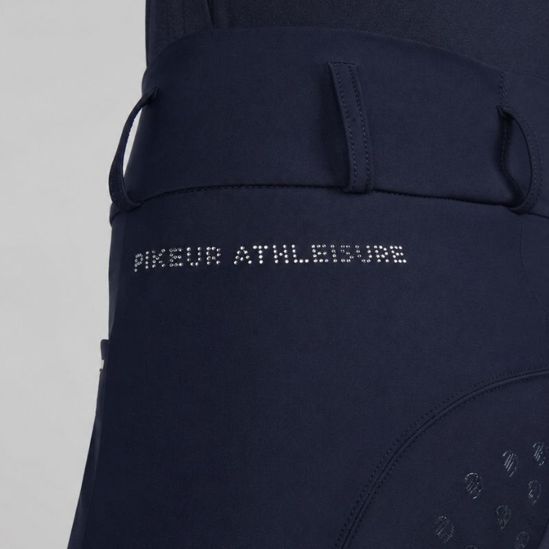 Reitleggings Kinder/Junior Lilith SD Full Grip Marineblau