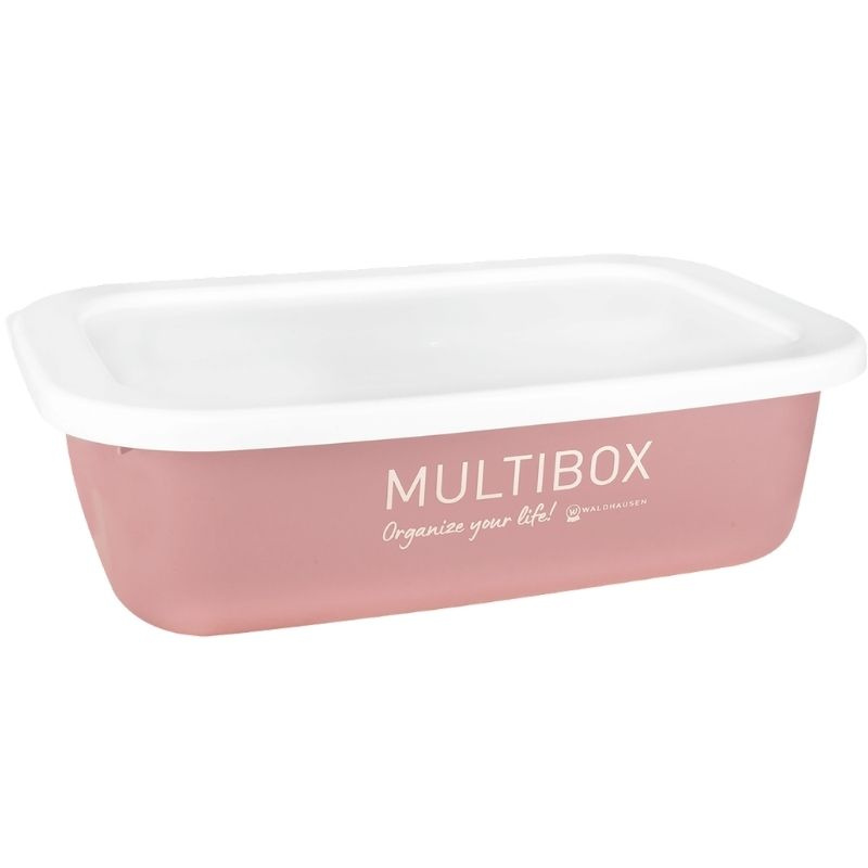 Multibox mit Deckel 3L Rosa