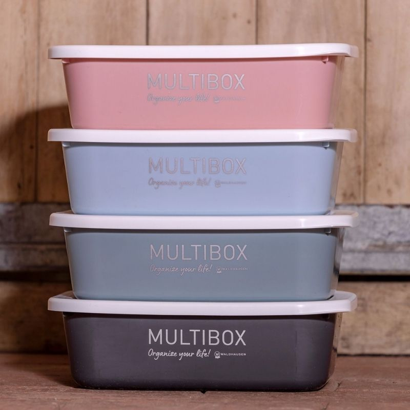 Multibox mit Deckel 3L Rosa