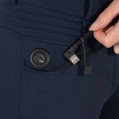 Beheizte Reithosen Comfort Full Grip Marineblau Beheizte Reithosen Comfort Full Grip Marineblau