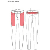 Beheizte Reithosen Comfort Full Grip Marineblau Beheizte Reithosen Comfort Full Grip Marineblau