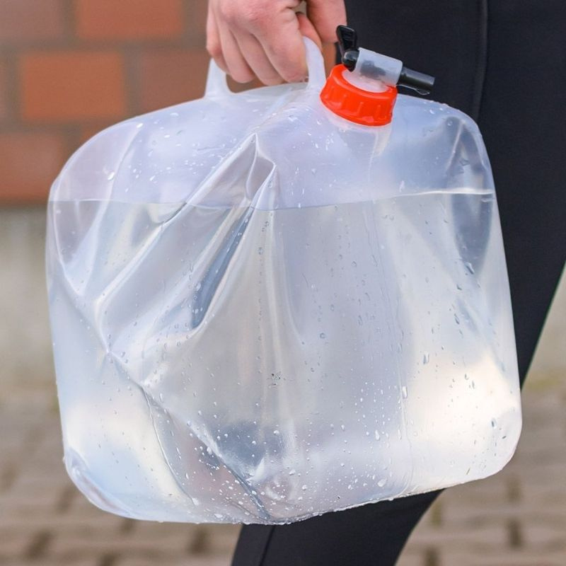 Wasserkanister Foldable 10L Transparent