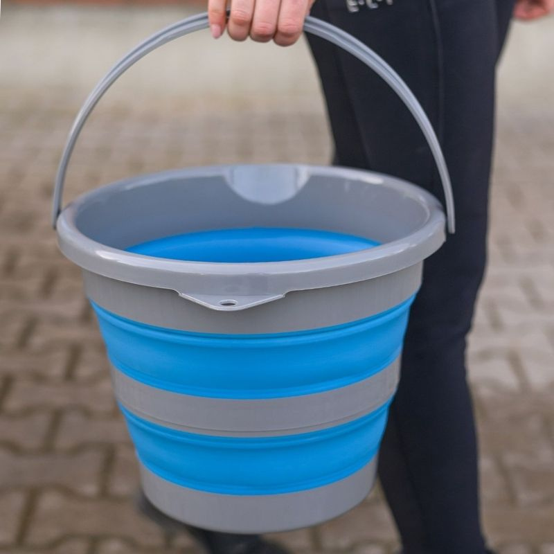 Eimer Foldable 10L Blau/Grau