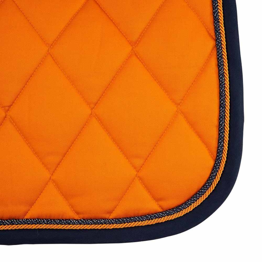 Dressurschabracke Event Cooldry Orange/Marineblau