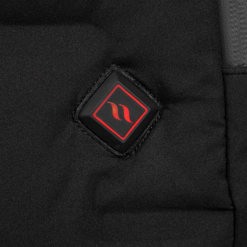 Puffervest Katla mit Heizung Schwarz