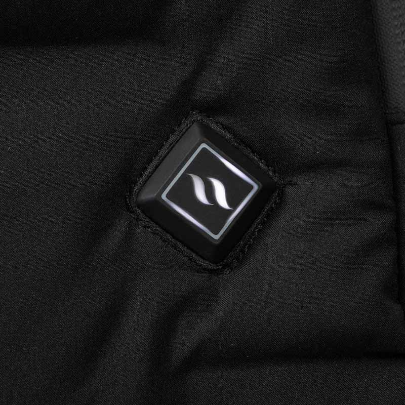 Puffervest Katla mit Heizung Schwarz