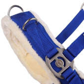 Kappzaum Fauxfur Blau Kappzaum Fauxfur Blau