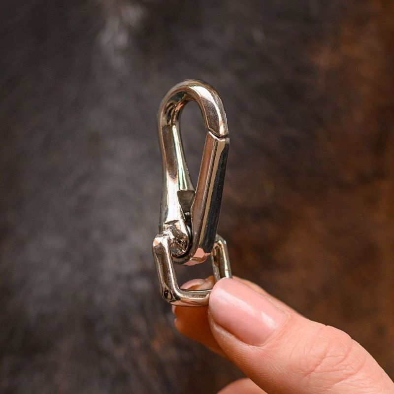 Zügelkarabiner Silber