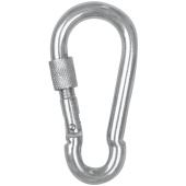 Sicherheitskarabiner Screw Cap Silber Sicherheitskarabiner Screw Cap Silber
