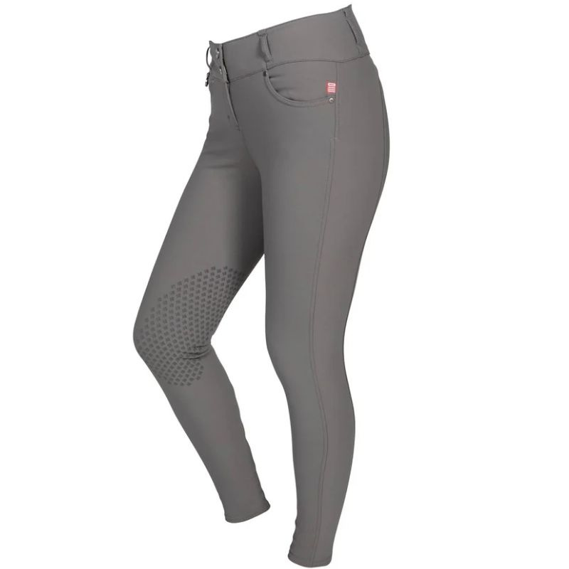 Reithose Julia Knee Grip Grau