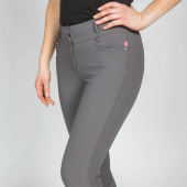 Reithose Julia Knee Grip Grau Reithose Julia Knee Grip Grau