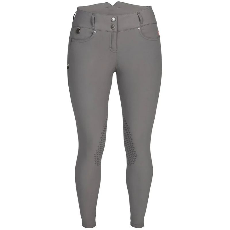 Reithose Julia Knee Grip Grau