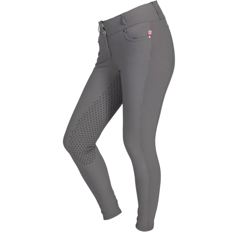 Reithose Julia Full Grip Grau