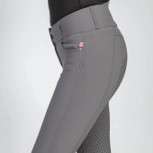 Reithose Julia Full Grip Grau Reithose Julia Full Grip Grau