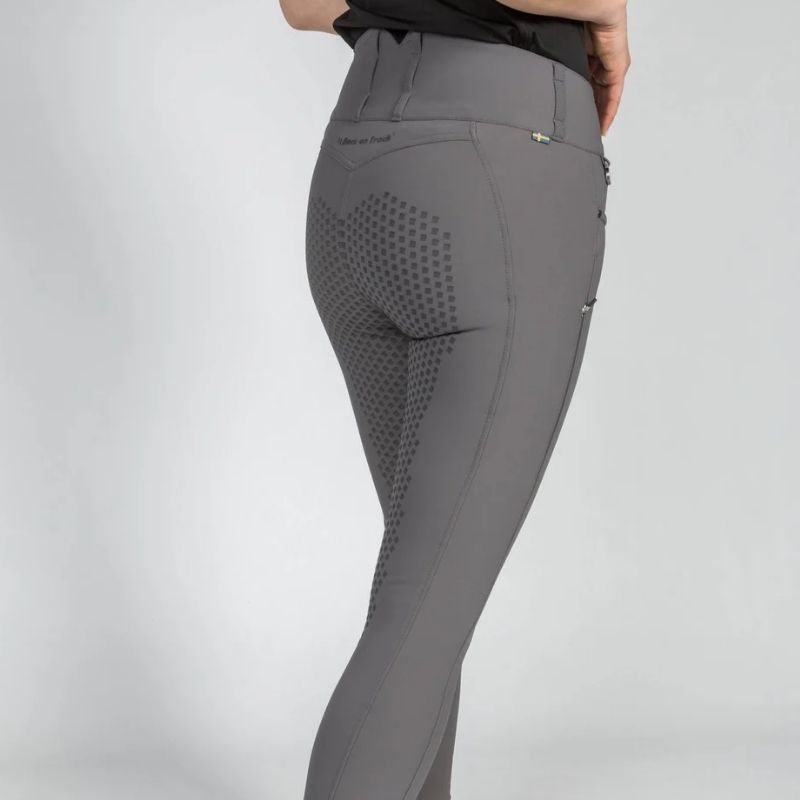 Reithose Julia Full Grip Grau