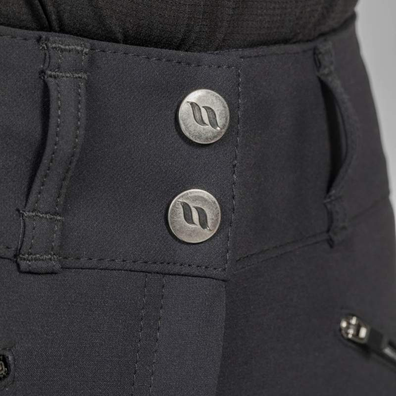 Reithose Katie Full Grip Schwarz