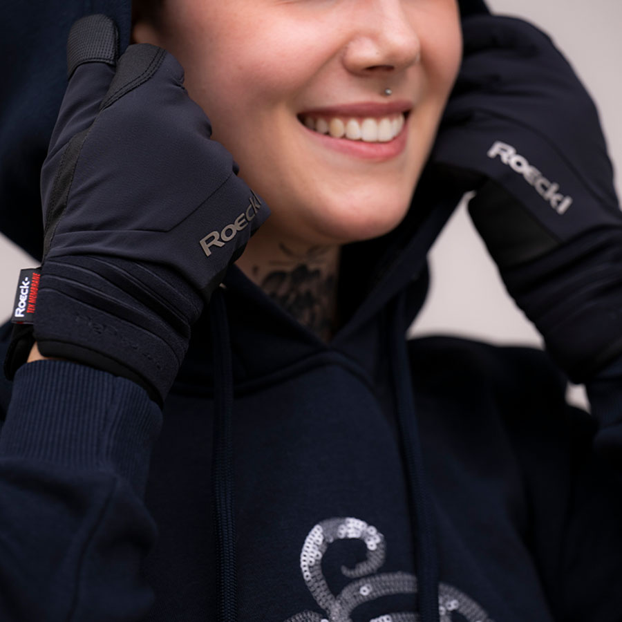 Winterreithandschuhe Winsford Schwarz