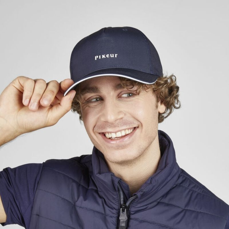 Kappe Lasercut & Mesh Marineblau