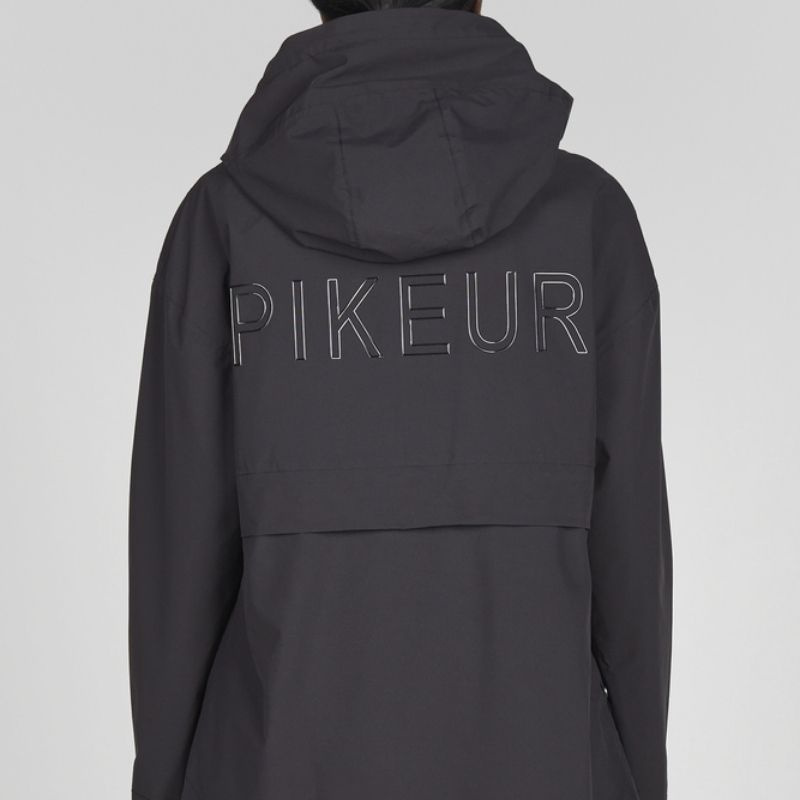 Regenjacke Rain-Zip-Poncho Schwarz