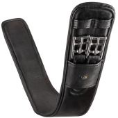 Dressurgurt Contour Half Moon Leather Schwarz Dressurgurt Contour Half Moon Leather Schwarz