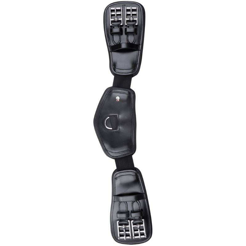 Sattelgurt Short Elasticated Schwarz