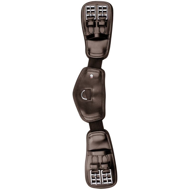 Sattelgurt Short Elasticated Braun