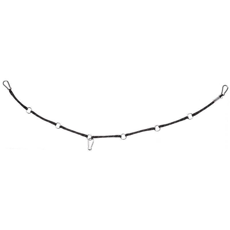 Aufhängeseil mit Ringen Flexible Schwarz