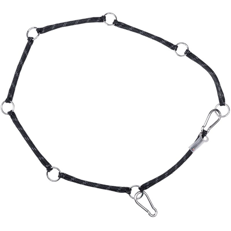 Aufhängeseil mit Ringen Flexible Schwarz