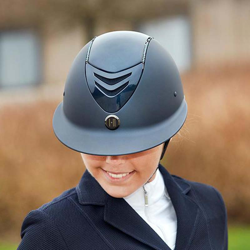 Reithelm Mips Avance Glänzendes Top Swarovski Schwarz