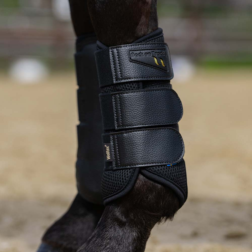 Arbeitsgamaschen Airflow Brush Boots Schwarz