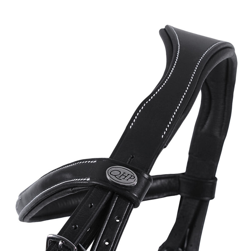 Anatomisches Trense Luxury Stitched Schwarz