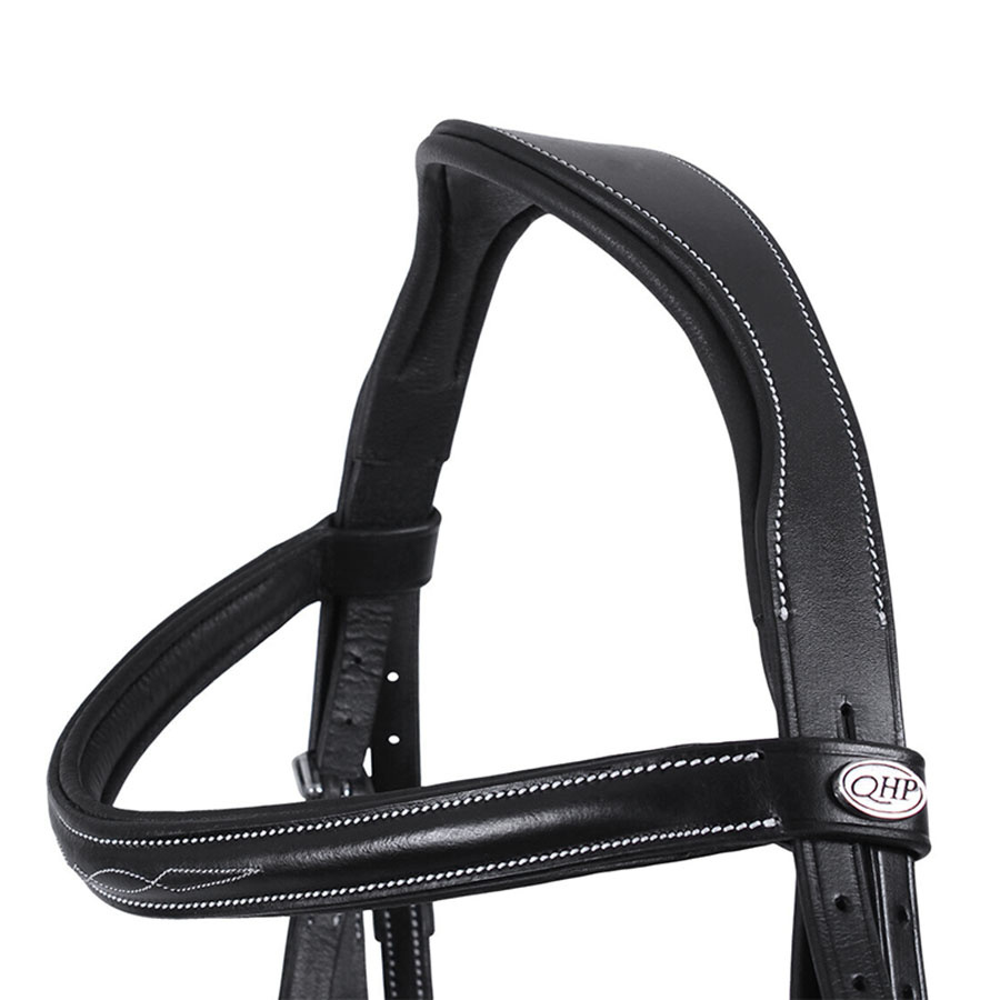 Anatomisches Trense Luxury Stitched Schwarz