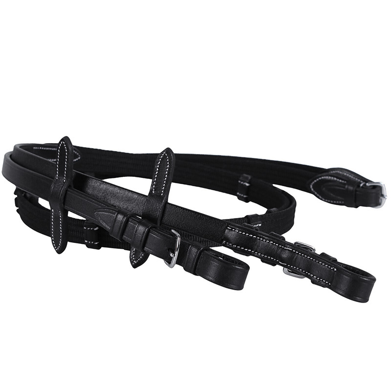 Anatomisches Trense Luxury Stitched Schwarz