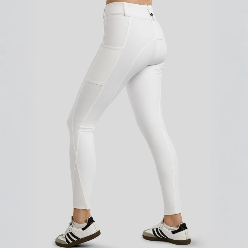 Reithose Megan Full Grip Weiß
