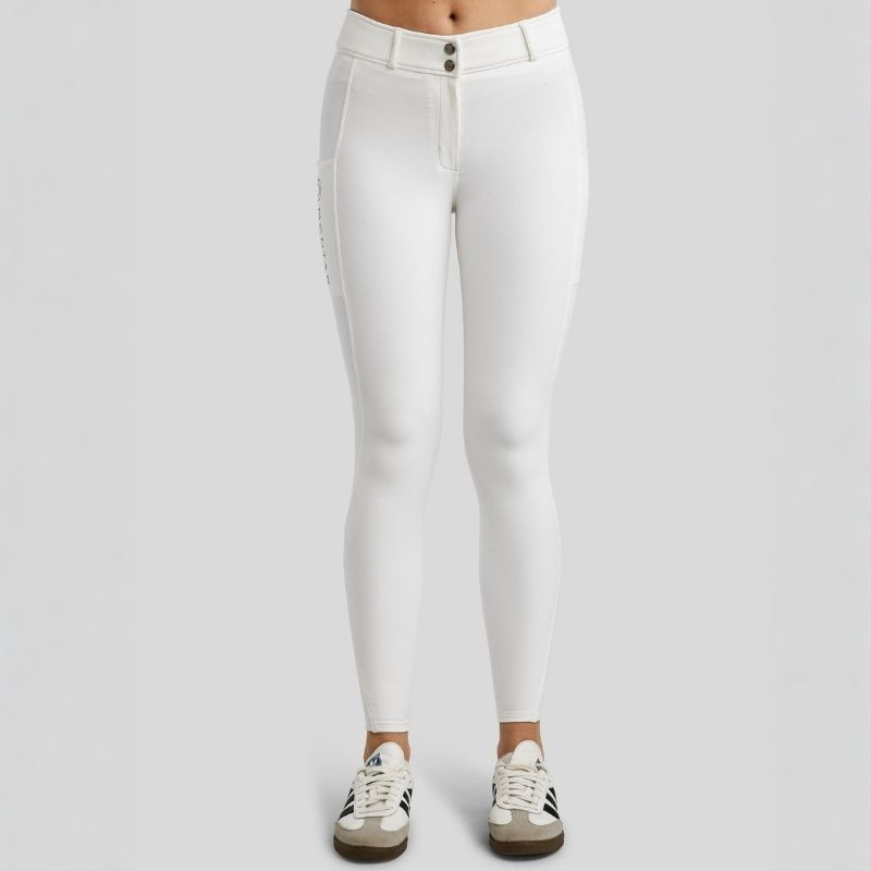 Reithose Megan Full Grip Weiß