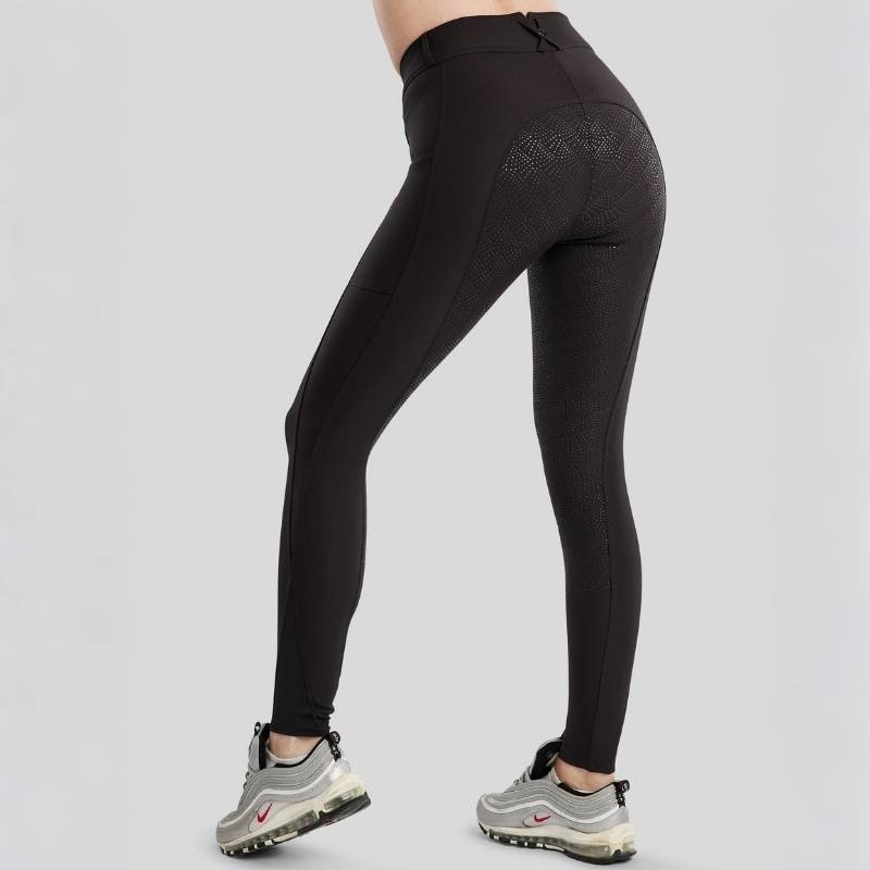 Reithose Megan Full Grip Schwarz