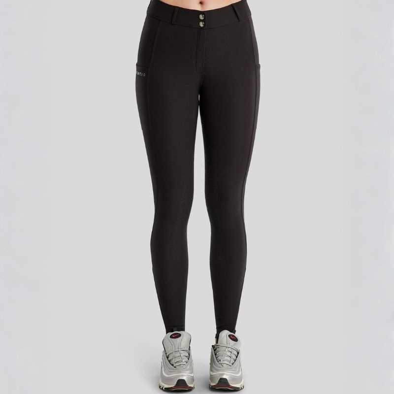 Reithose Megan Full Grip Schwarz