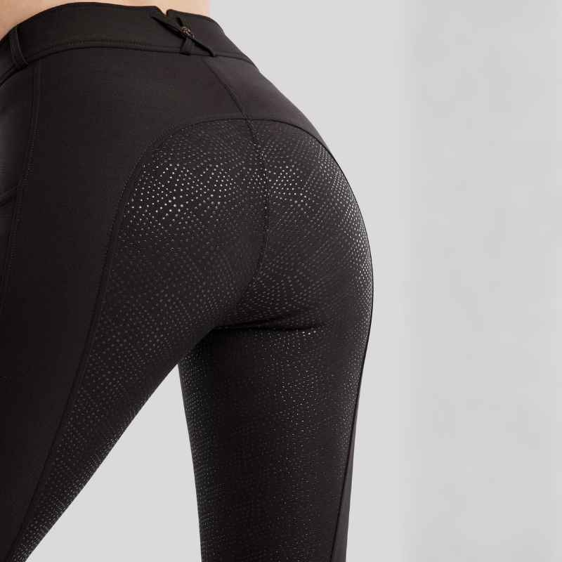 Reithose Megan Full Grip Schwarz