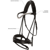 Dressurtrense Caselle Supreme Schwarz Dressurtrense Caselle Supreme Schwarz