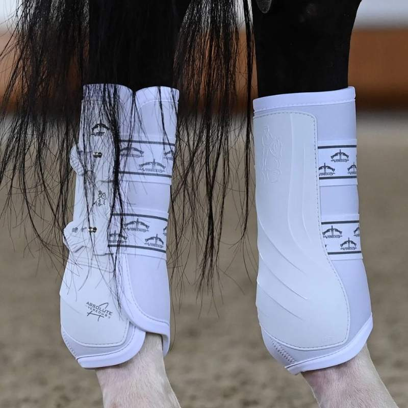 Dressurgamaschen Absolute Rear Elastic Weiß